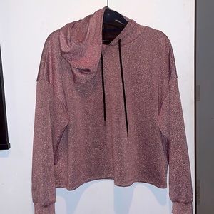 Rosie/Pink glitter hoodie